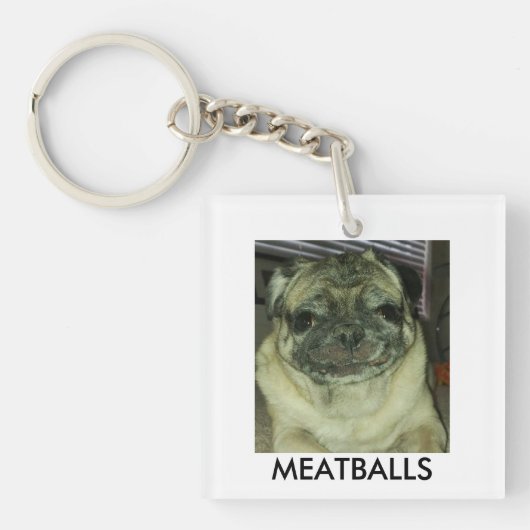 MEATBALLEN SLEUTELHANGER (Voorkant)