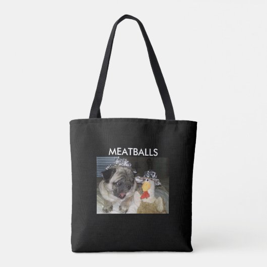 MEATBALLEN TOTE BAG (Achterkant)