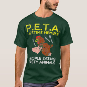 Meateater Barbeque People Eating Tasty Animal Peta T-shirt