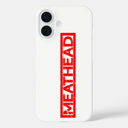 Meathead Stamp Case-Mate iPhone Case (Achterkant)