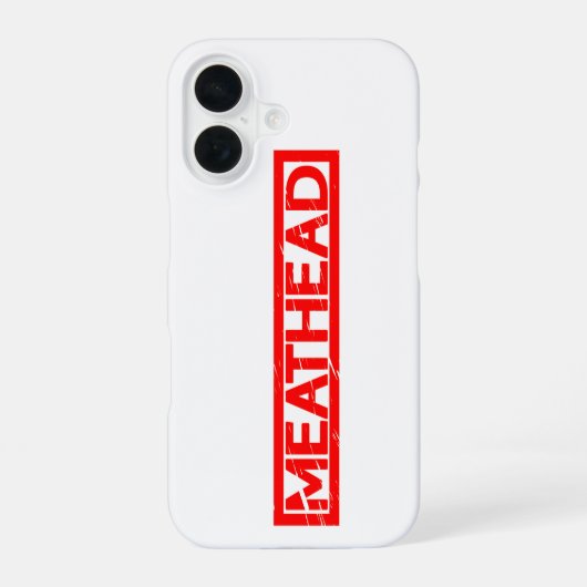 Meathead Stamp iPhone 16 Hoesje (Achterkant)