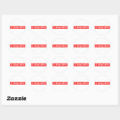 Meathead Stamp Ronde Sticker (Vel)