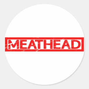 Meathead Stamp Ronde Sticker