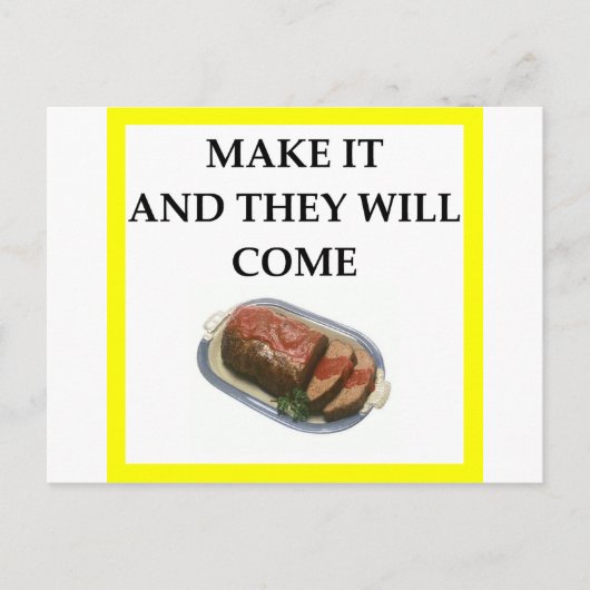 meatloaf briefkaart (Voorkant)