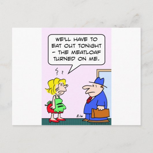 meatloaf zette me aan briefkaart (Voorkant)