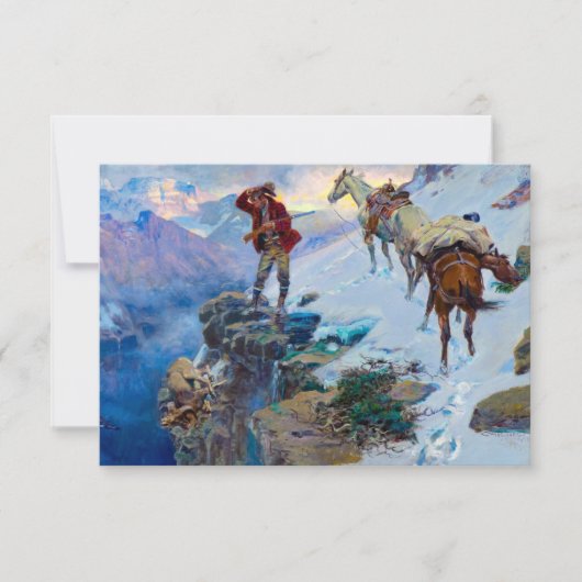 Meat's Not Meat 'Till's in the Pan by Russell Bedankkaart (Voorkant)