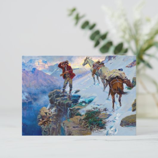 Meat's Not Meat 'Till's in the Pan by Russell Bedankkaart (Staand voorkant)