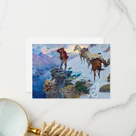 Meat's Not Meat 'Till's in the Pan by Russell Bedankkaart (Voorkant / Achterkant in situ)