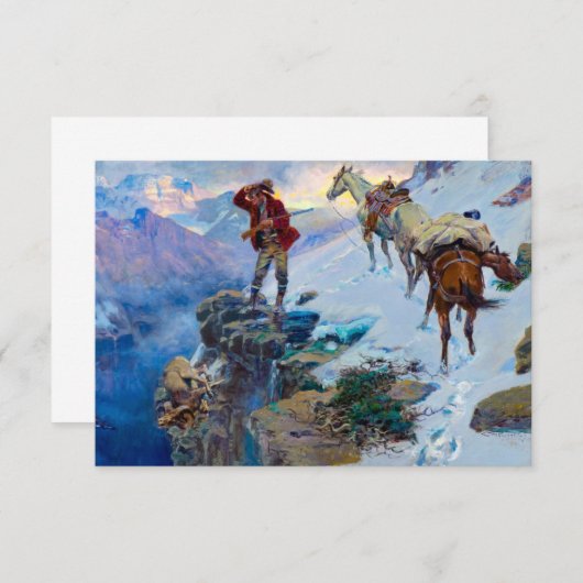 Meat's Not Meat 'Till's in the Pan by Russell Bedankkaart (Voorkant / Achterkant)