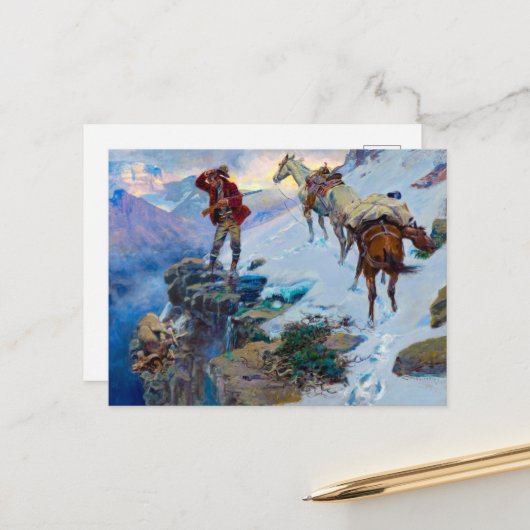 Meat's Not Meat 'Till's in the Pan by Russell Briefkaart (Voorkant / Achterkant in situ)