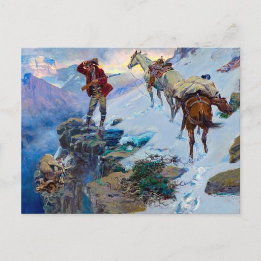 Meat's Not Meat 'Till's in the Pan by Russell Briefkaart (Voorkant)