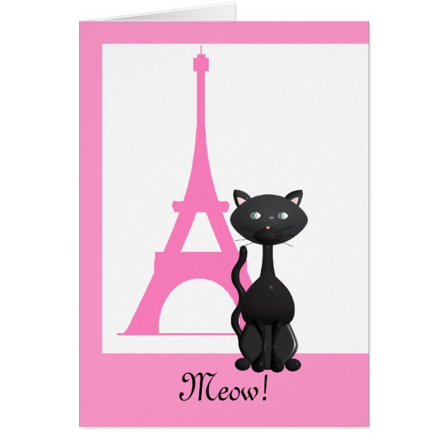 Meauw, Bonjour. (Voorkant)