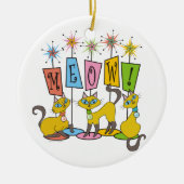 Meauw! Keramisch Ornament (Voorkant)