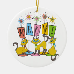 Meauw! Keramisch Ornament