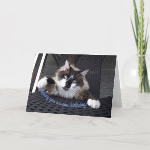 Meauze verjaardag! kaart