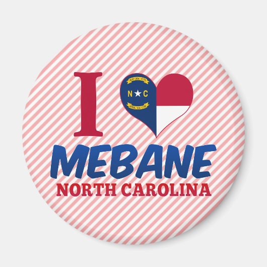 Mebane, North Carolina Magneet (Voorkant)