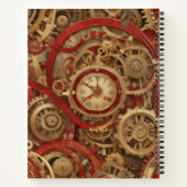 Mecánica en Rojo y Oro Notitieboek (Achterkant)
