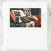 MECA's 2008 Dag van het Doodfestival Rechthoekige Sticker (Tas)