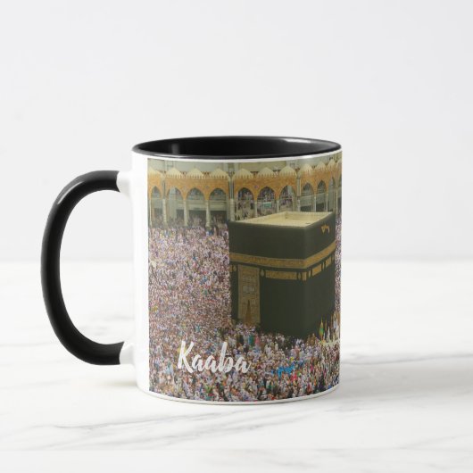 Mecca Kaaba Haj Panoramische Mok (Links)
