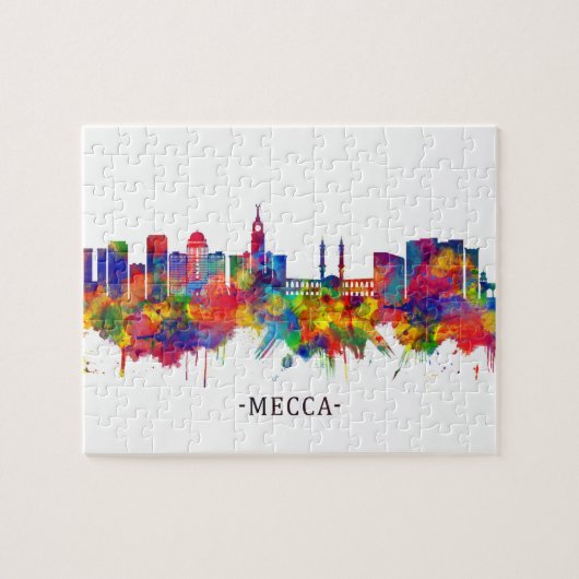 Mecca KSA Skyline Legpuzzel (Horizontaal)