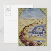 Mecca omgeven door de bergen van Arafa Briefkaart (Voorkant / Achterkant)