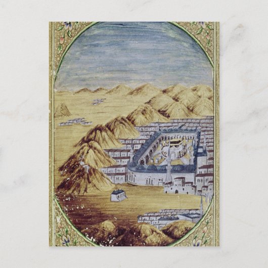 Mecca omgeven door de bergen van Arafa Briefkaart (Voorkant)