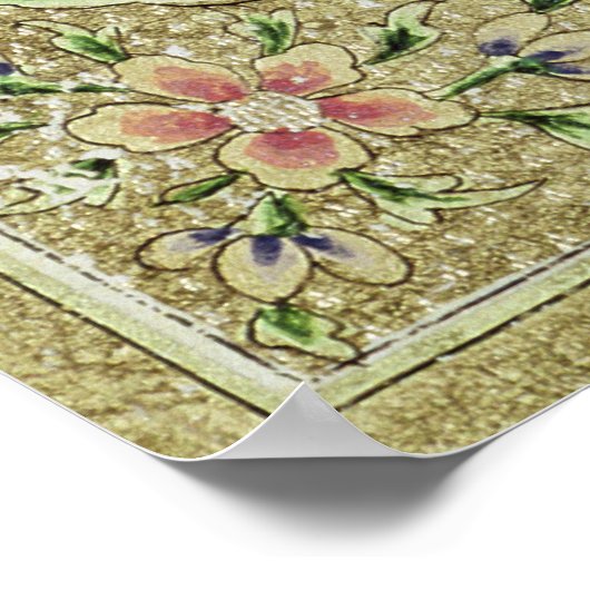 Mecca omgeven door de bergen van Arafa Poster (Hoek)