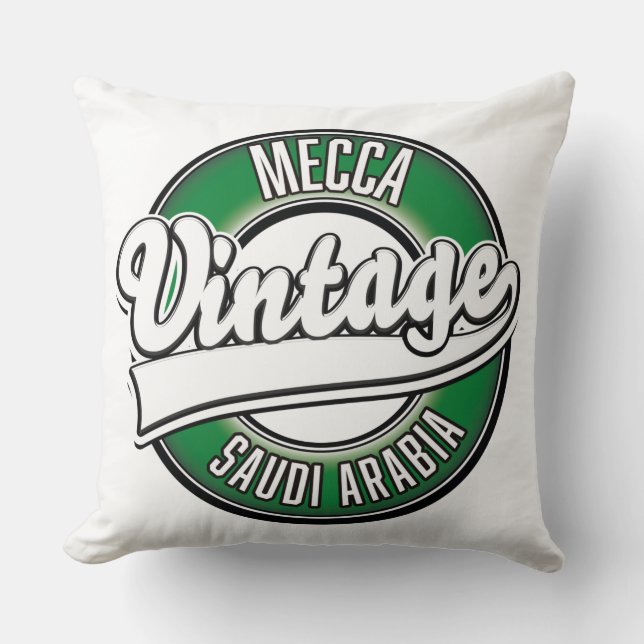 Mecca saudi arabia  logo kussen (Voorkant)