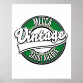 Mecca saudi arabia  logo poster (Voorkant)