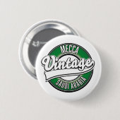 Mecca saudi arabia logo ronde button 5,7 cm (Voorkant /achterkant)