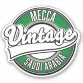 Mecca saudi arabia logo sticker (Voorkant)