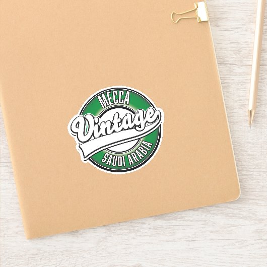 Mecca saudi arabia logo sticker (Notitieboek)
