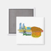 Mecca - Saudi-Arabië.png Magneet (Voorkant / Achterkant)