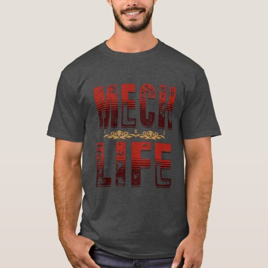 Mech Life, shirt gevechtstechnologie (Voorkant)
