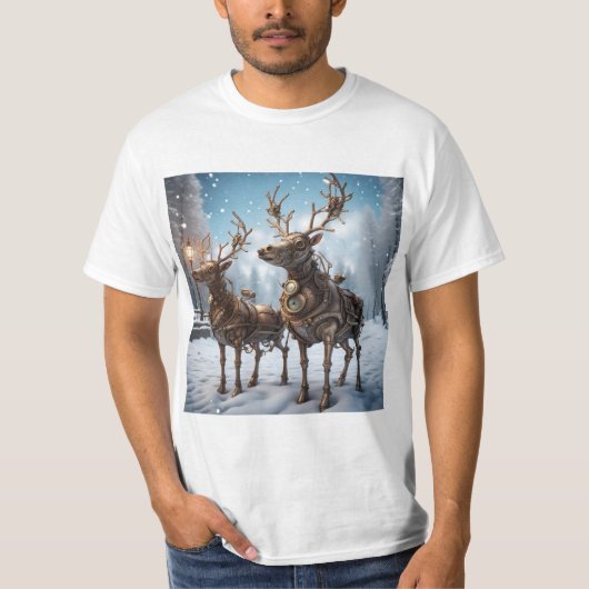 Mech Reindeer T-shirt (Voorkant)