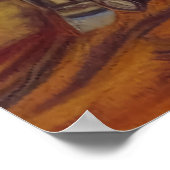 Mech-robot op een buitenaardse planeet | AI Art Po Poster (Hoek)