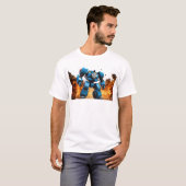Mecha-Boom! Thomas de Tank... Mech Engine Train Bo T-shirt (Voorkant volledig)