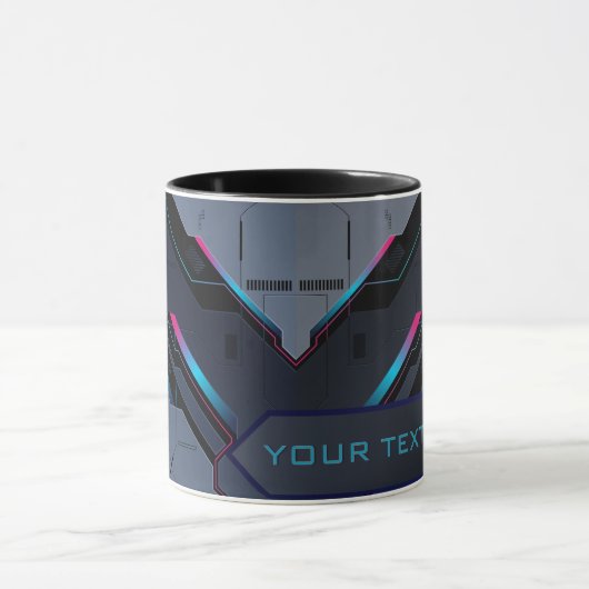 Mecha Fuel Cell | Personalized Gamer Coffee Mug Mok (Midden)