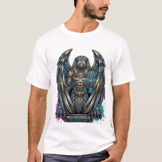 Mecha-Horus Egyptische Godheid - Futuristisch Mech T-shirt