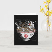 Mecha Japanse Mecha Robot Hoofd Anime Kunst Ukiyo- Kaart (Gele Bloem)