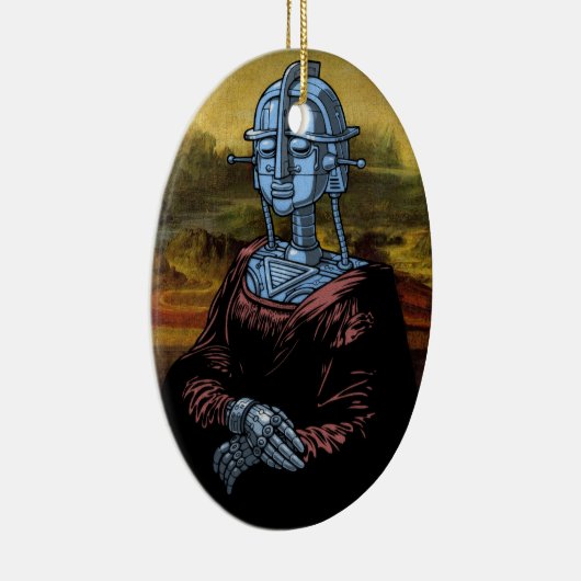 Mecha Lisa Keramisch Ornament (Rechts)