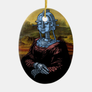 Mecha Lisa Keramisch Ornament