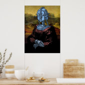 Mecha Lisa Poster (Keuken)