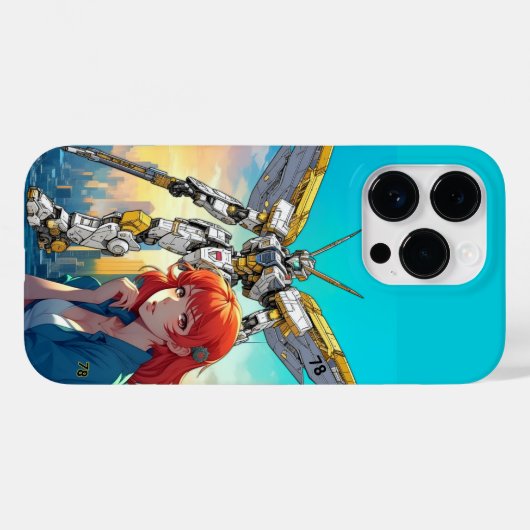 MECHA WARRIOR - KAORI'S ANGEL SUITE MK78 Case-Mate iPhone CASE (Achterkant (horizontaal))