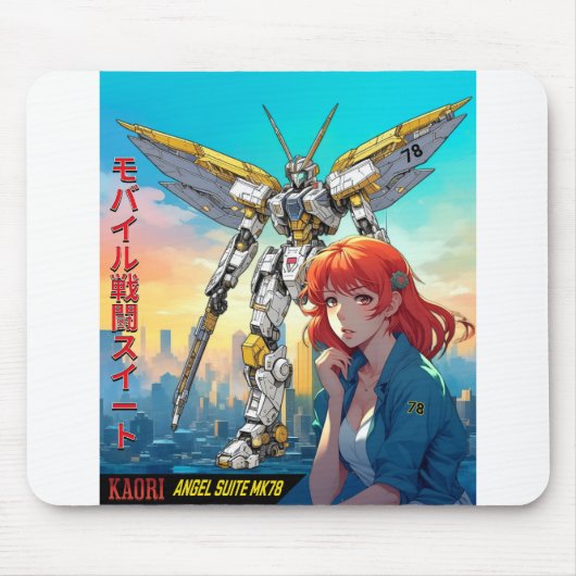 MECHA WARRIOR - KAORI'S ANGEL SUITE MK78 MUISMAT (Voorkant)