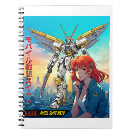 MECHA WARRIOR - KAORI'S ANGEL SUITE MK78 NOTITIEBOEK