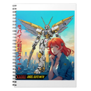 MECHA WARRIOR - KAORI'S ANGEL SUITE MK78 NOTITIEBOEK