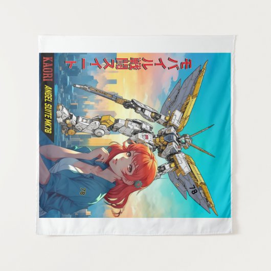 MECHA WARRIOR - KAORI'S ANGEL SUITE MK78 WANDKLEED (Voorkant (horizontaal))