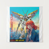 MECHA WARRIOR - KAORI'S ANGEL SUITE MK78 WANDKLEED (Voorkant)