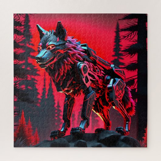 Mecha Wolf Legpuzzel (Verticaal)